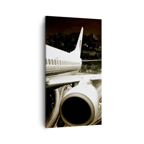 Canvas picture - Flying into the Night - 45x80 cm