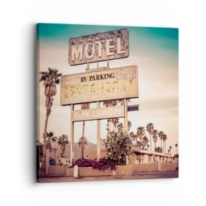 Canvas picture - The Time Stopped Here - 30x30 cm