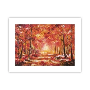 Poster - Copper Forest - 40x30 cm