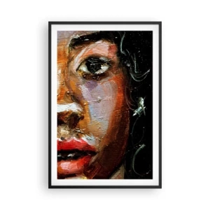 Poster in black frame - Black and Shine - 61x91 cm