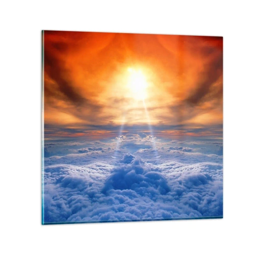 Glass picture - Mystic Landscape - 70x70 cm