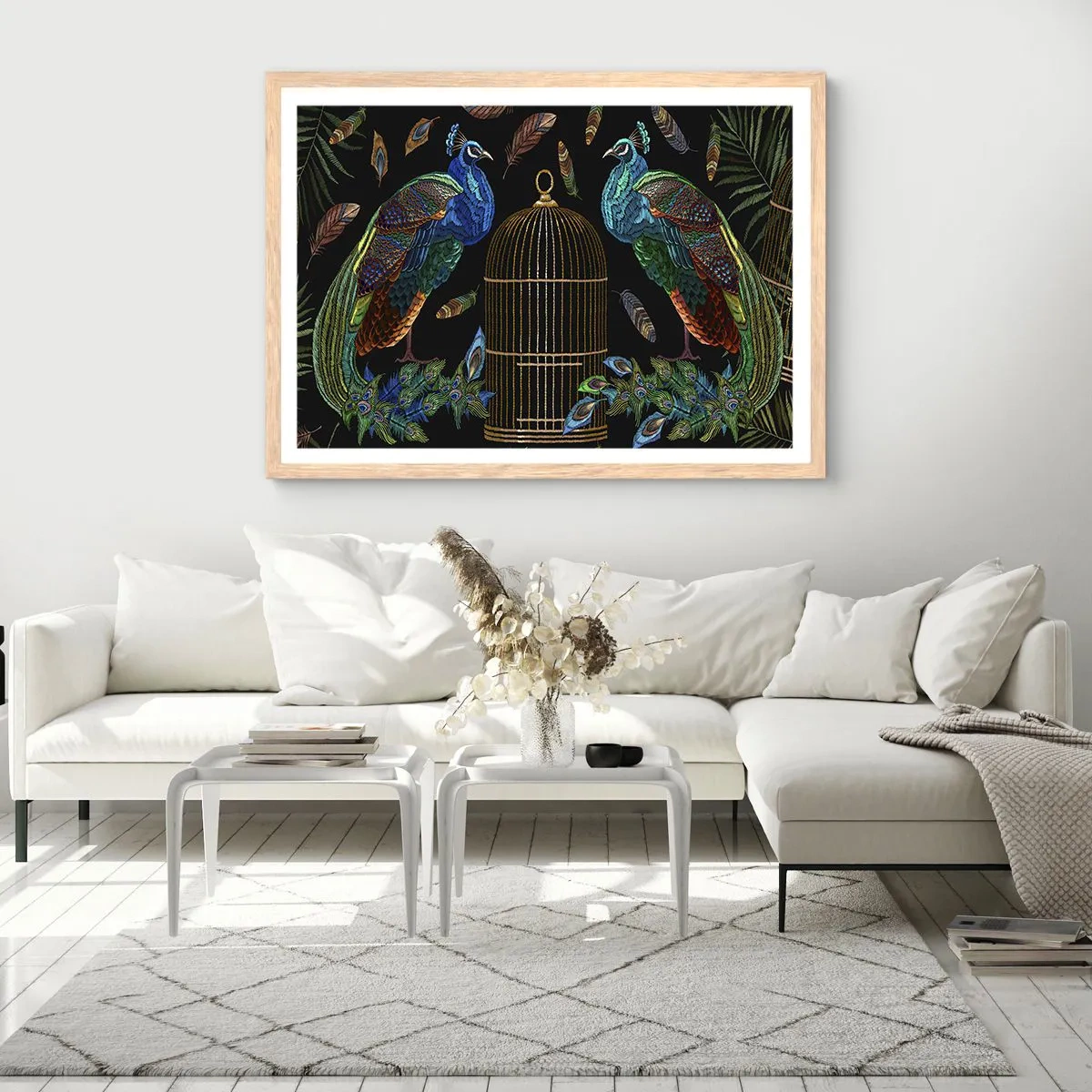 Poster in light oak frame - In Royal Robes - 70x50 cm