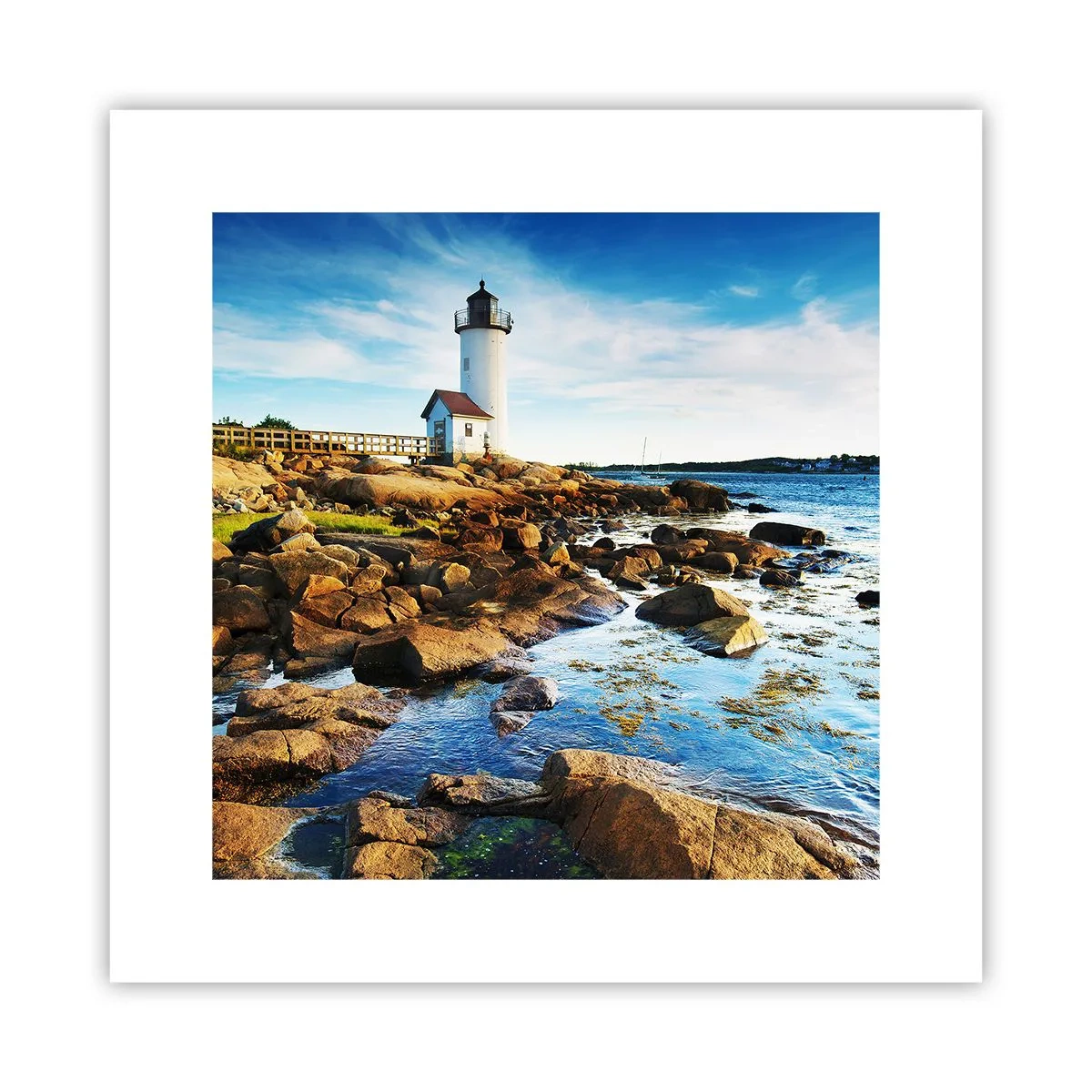 Poster - Be Home Safe, I Am Waiting - 30x30 cm