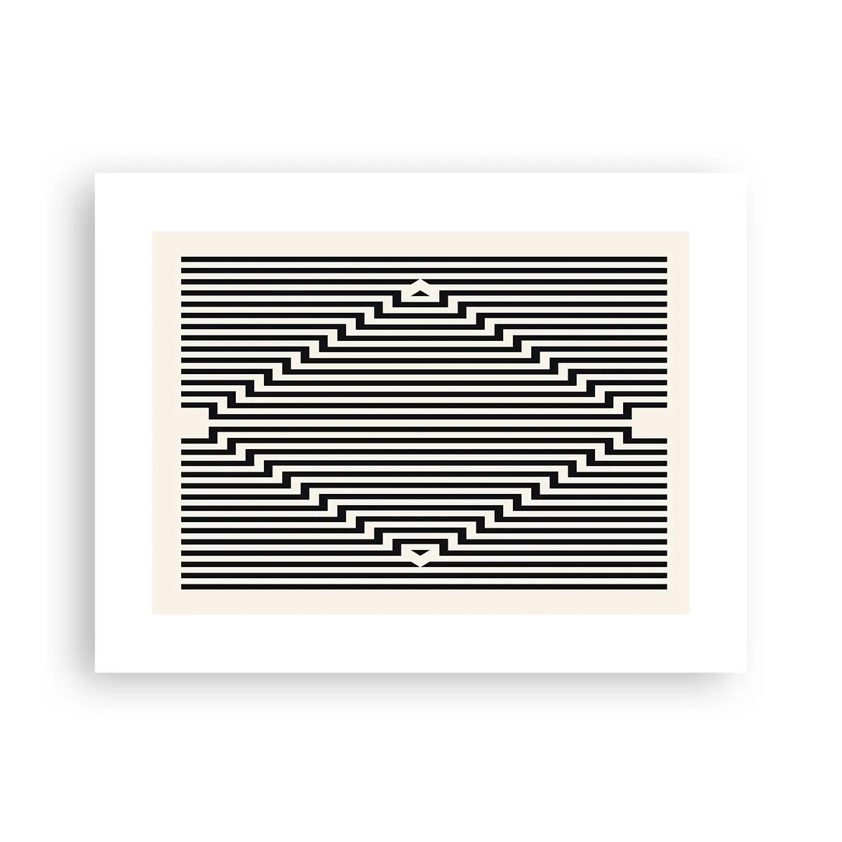 Poster - Geometrical Illusion - 40x30 cm