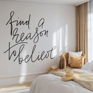Self-Adhesive Photo Wallpaper Deluxe Sticker - It Is Possible - Typography, Affirmation, Maxim - 300x210 cm