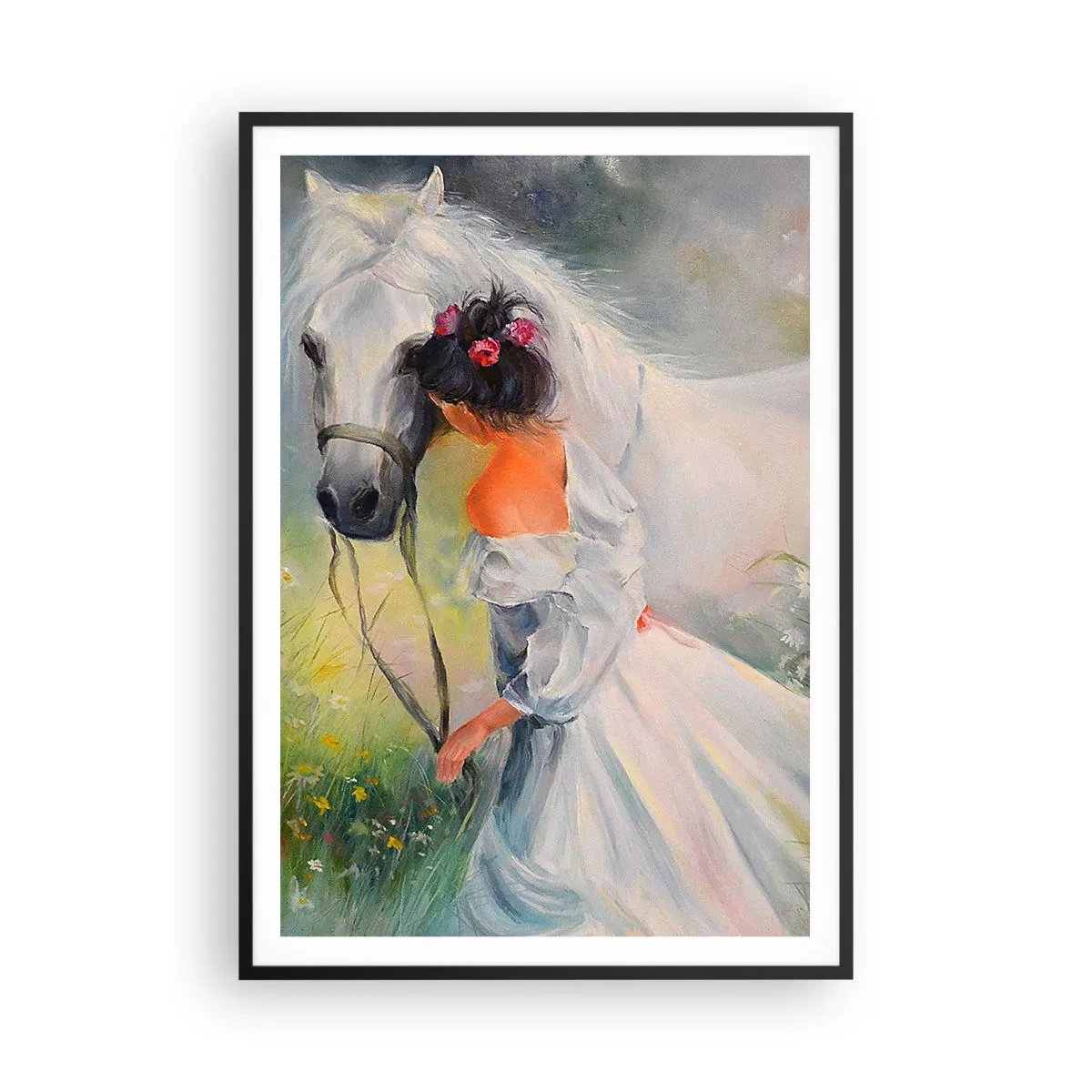Poster in black frame - Like from a Beautiful Dream - 70x100 cm