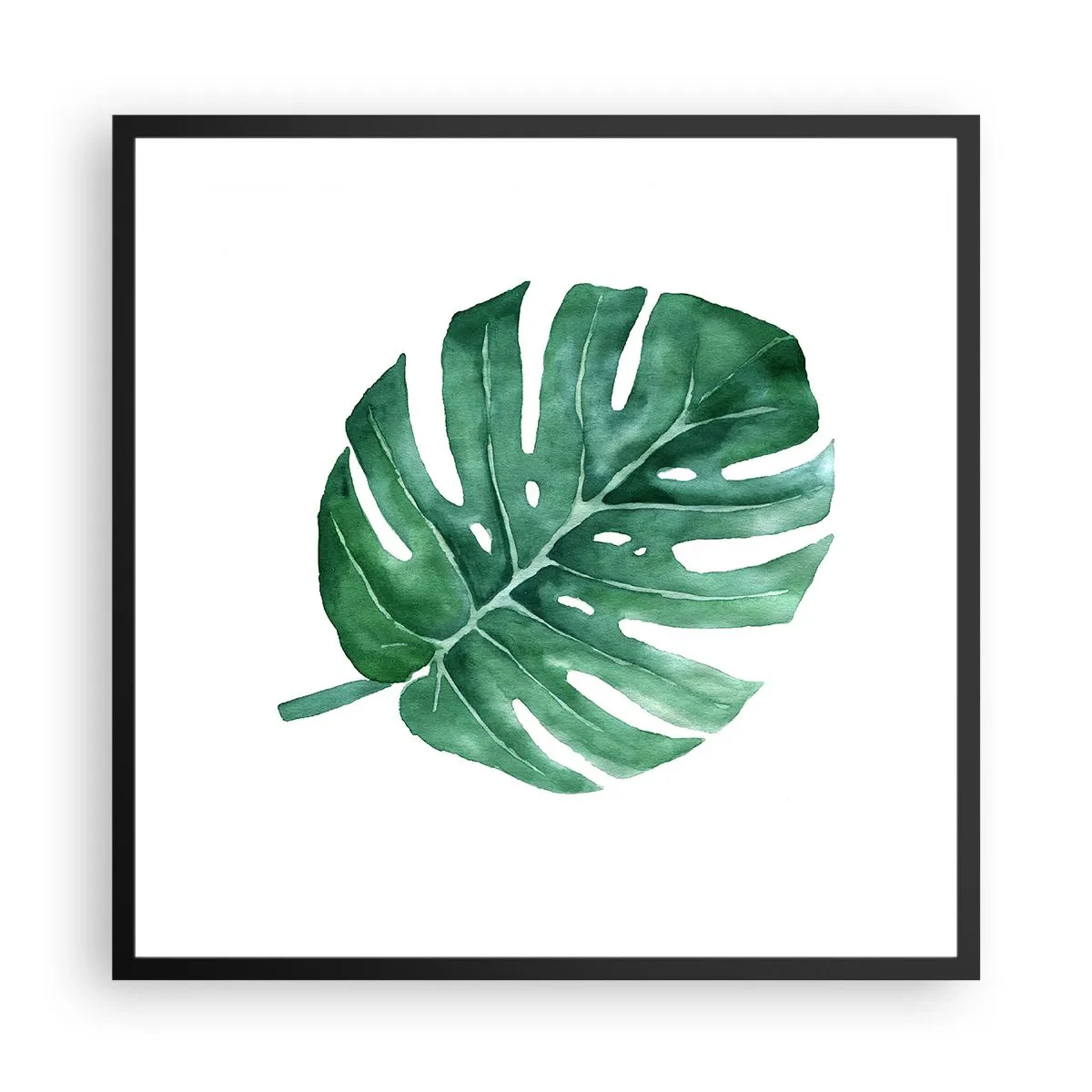 Poster in black frame - Green Concept - 60x60 cm