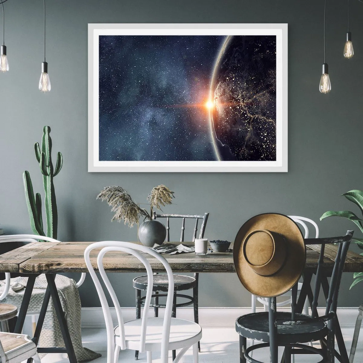 Poster in white frmae - In a New Perspective - 70x50 cm