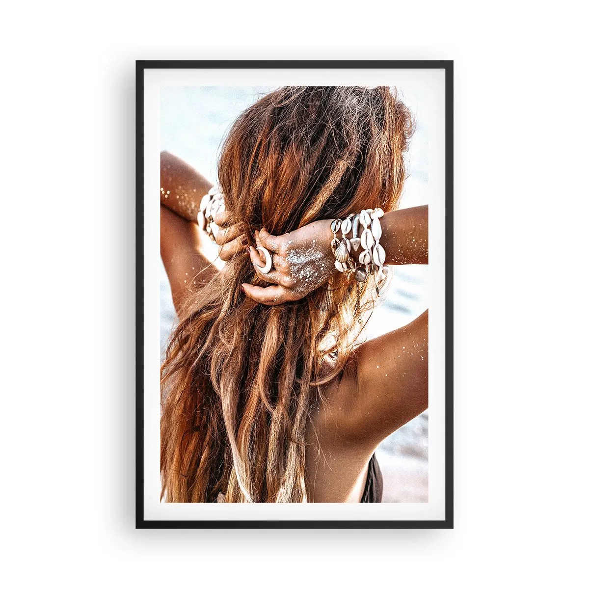 Poster in black frame - Sister of Water and Sun - 61x91 cm