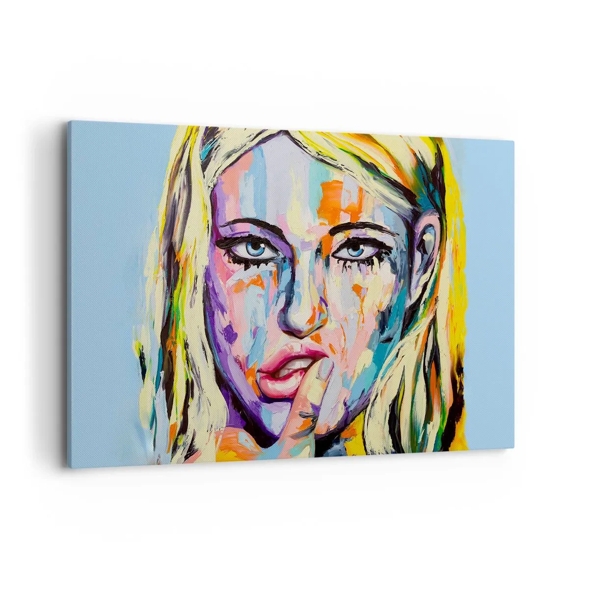 Canvas picture - Look Her Straight in the Eyes - 120x80 cm