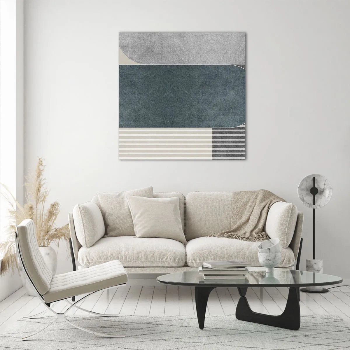 Glass picture - Levelled Composition - 70x70 cm