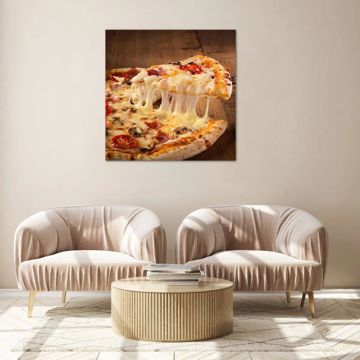 Glass picture - Masterpiece of Italian Art - 60x60 cm