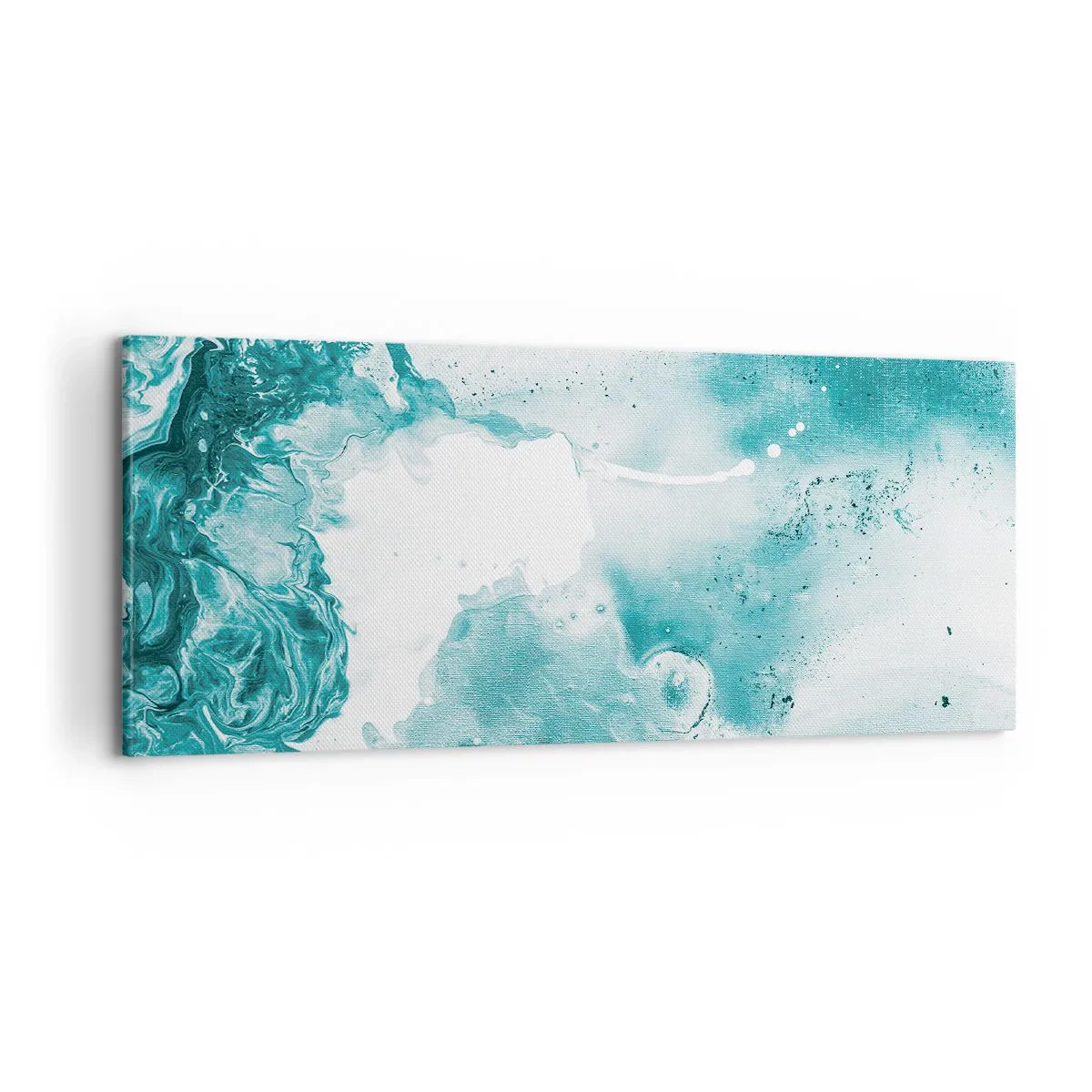 Canvas picture - Lakes of Blue - 100x40 cm