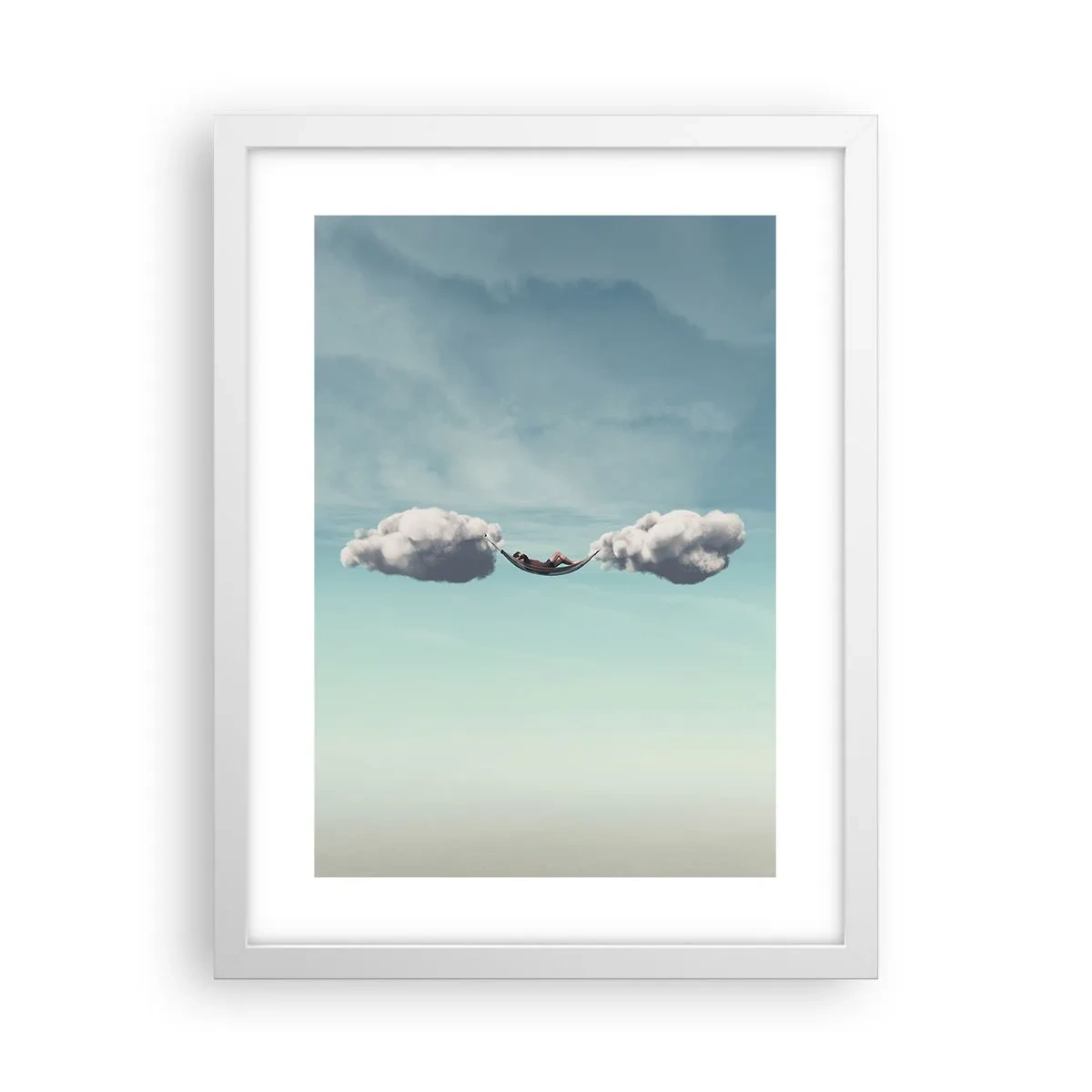 Poster in white frmae - Blissful Moment - 30x40 cm