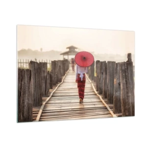 Glass picture - On an Old Bridge - 100x70 cm