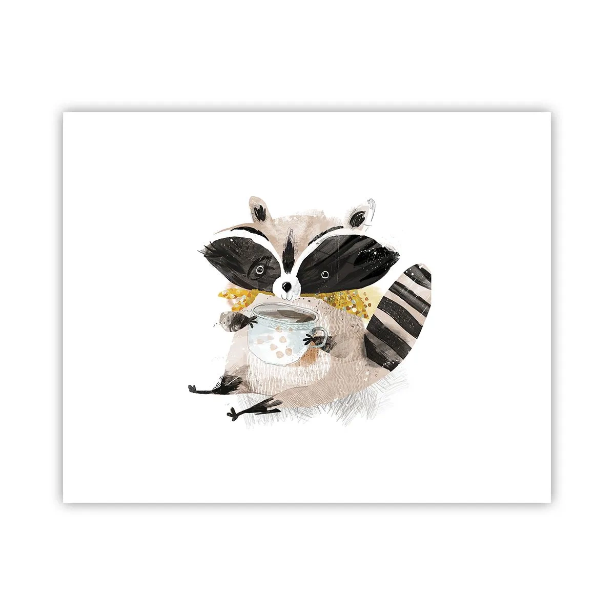 Poster - My Friend Raccoon - 50x40 cm