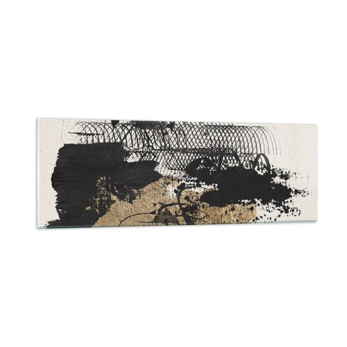 Glass picture - Composition With Passion - 90x30 cm