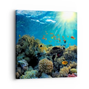 Canvas picture - Underwater Treasures - 30x30 cm