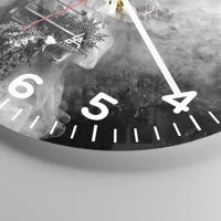 Clock face with numbers