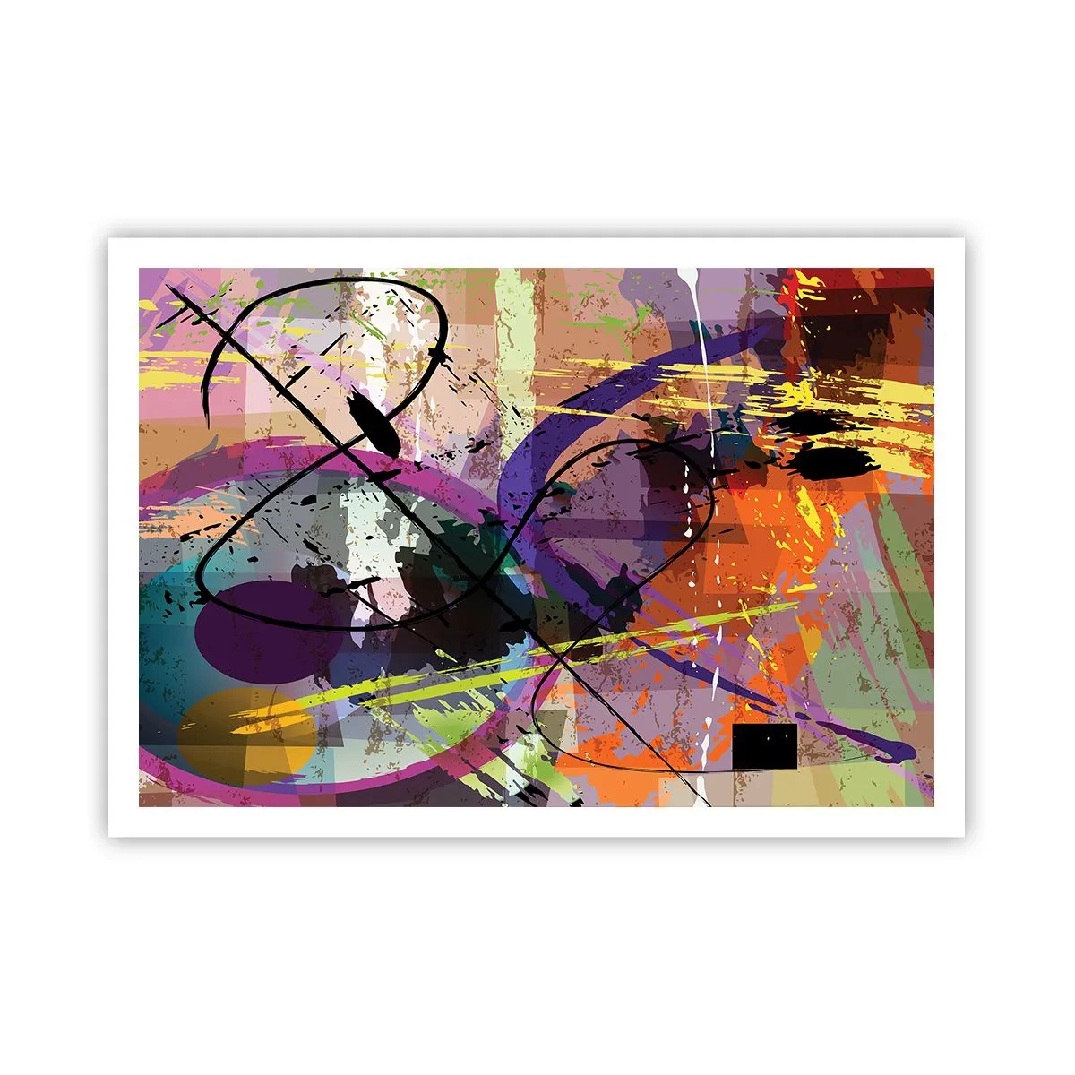 Poster - Straight Ahead or Around - 100x70 cm