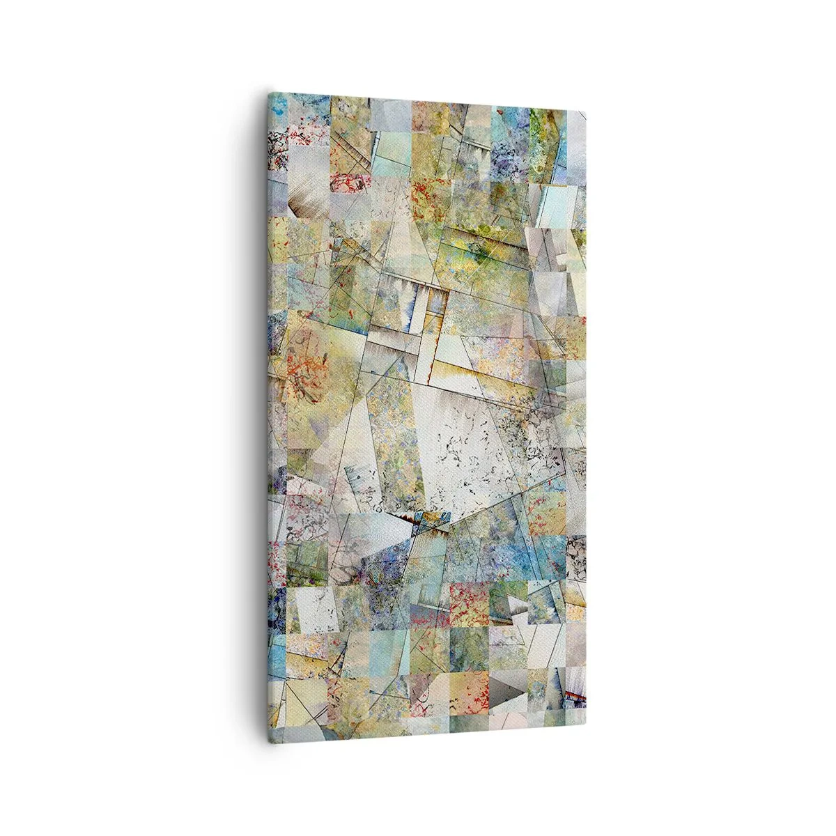 Canvas picture - Geometric Reshuffling - 55x100 cm