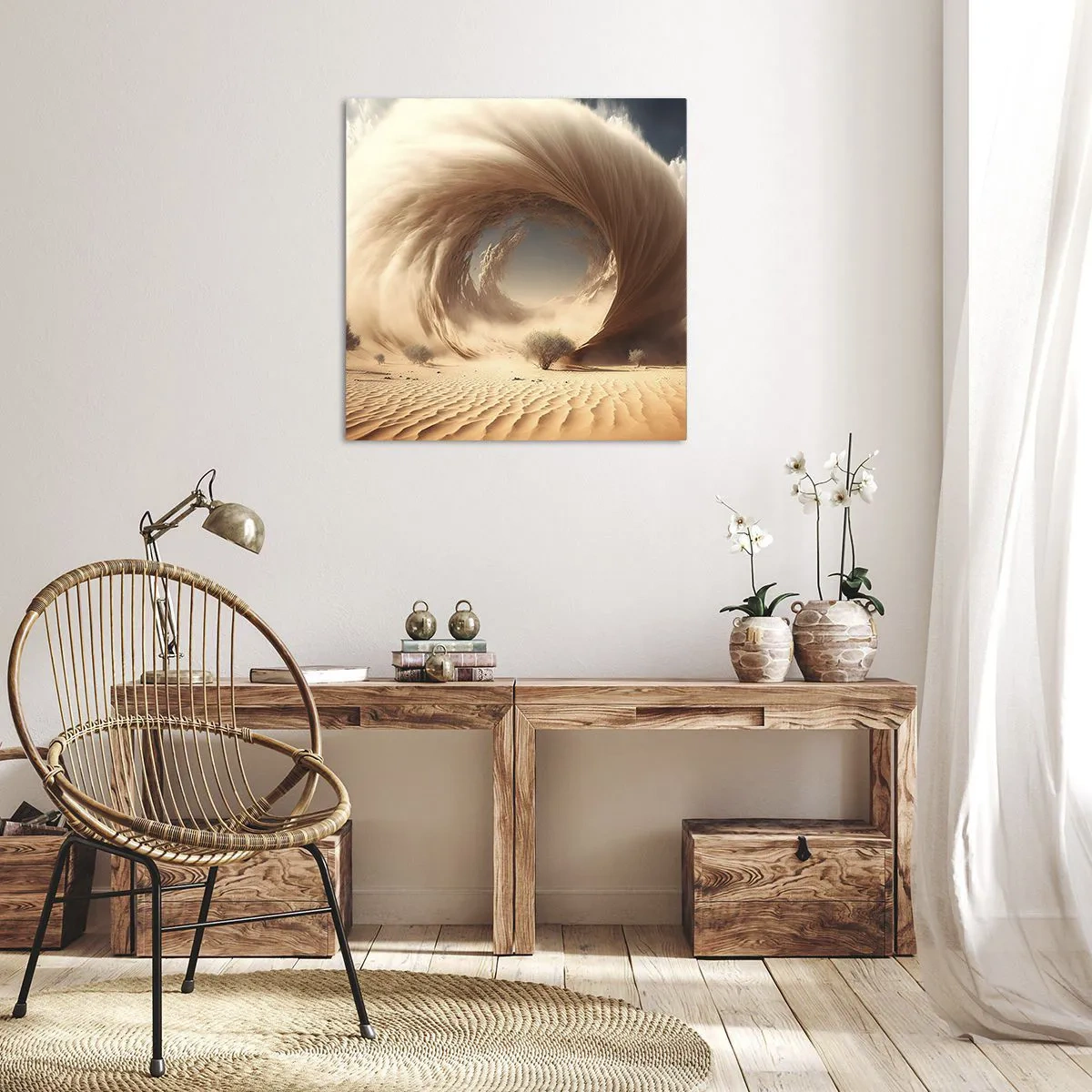 Canvas picture - Open Portal - 30x30 cm