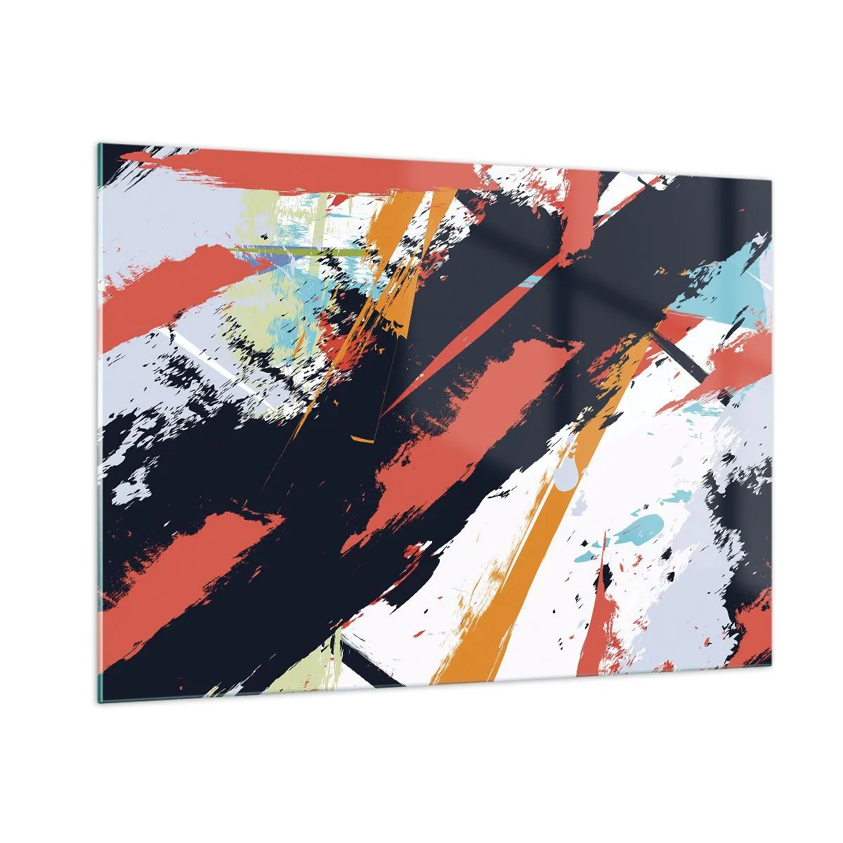 Glass picture - Dynamic Composition - 100x70 cm