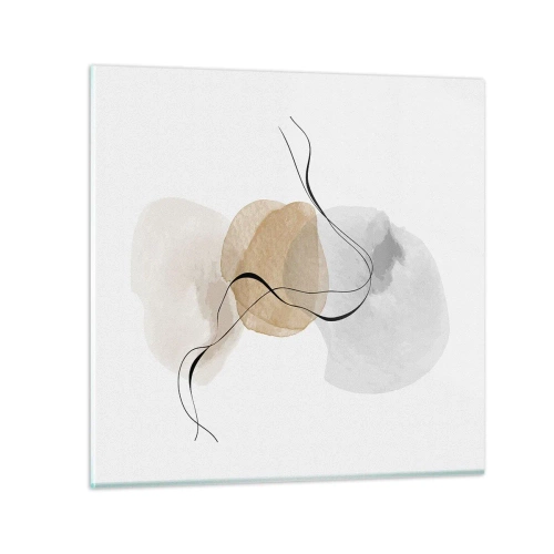 Glass picture - Air Beads - 60x60 cm