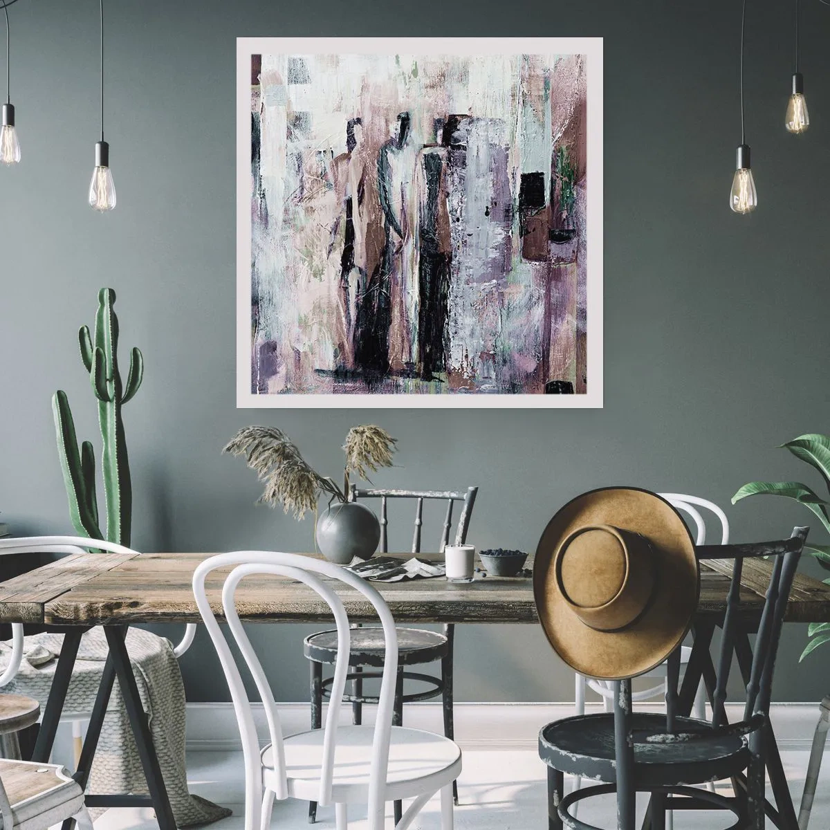 Poster - Mysterious Trio - 30x30 cm