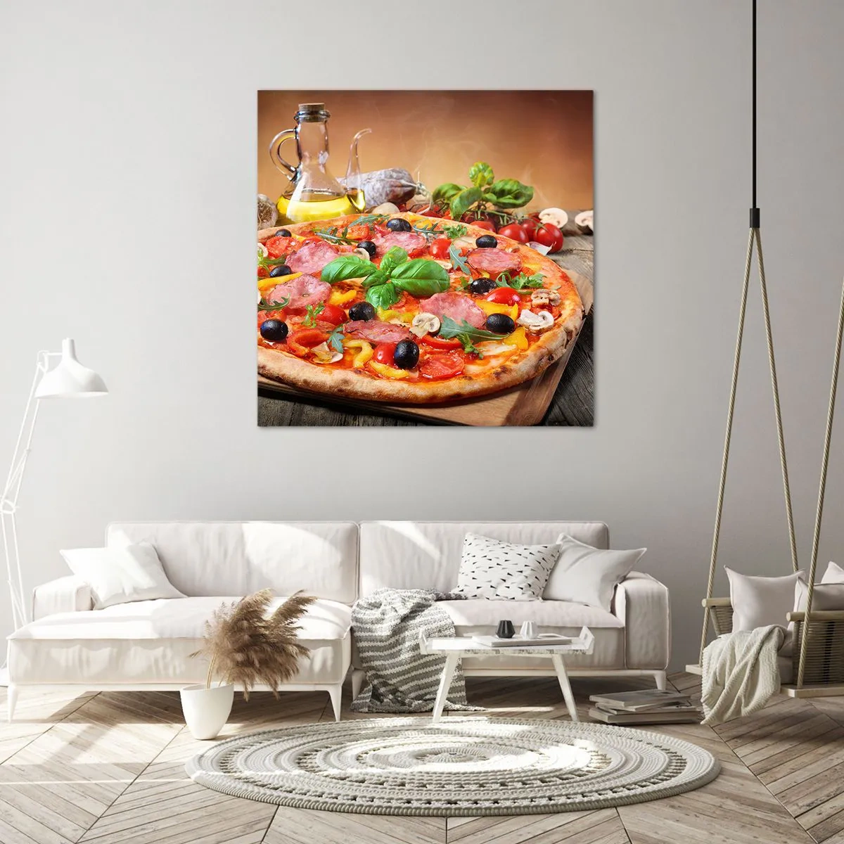 Canvas picture - With a Real Italian Flavouring - 40x40 cm