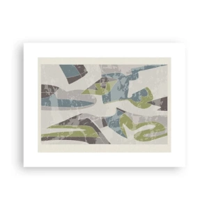 Poster - Composition with Window Pane - 40x30 cm