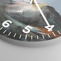 Clock face with numbers