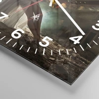 Clock face with numbers