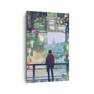 Canvas picture - Two Worlds - 80x120 cm