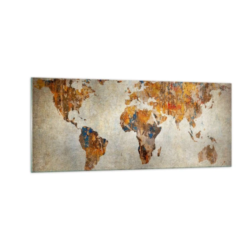 Glass picture - Really Big World - 100x40 cm