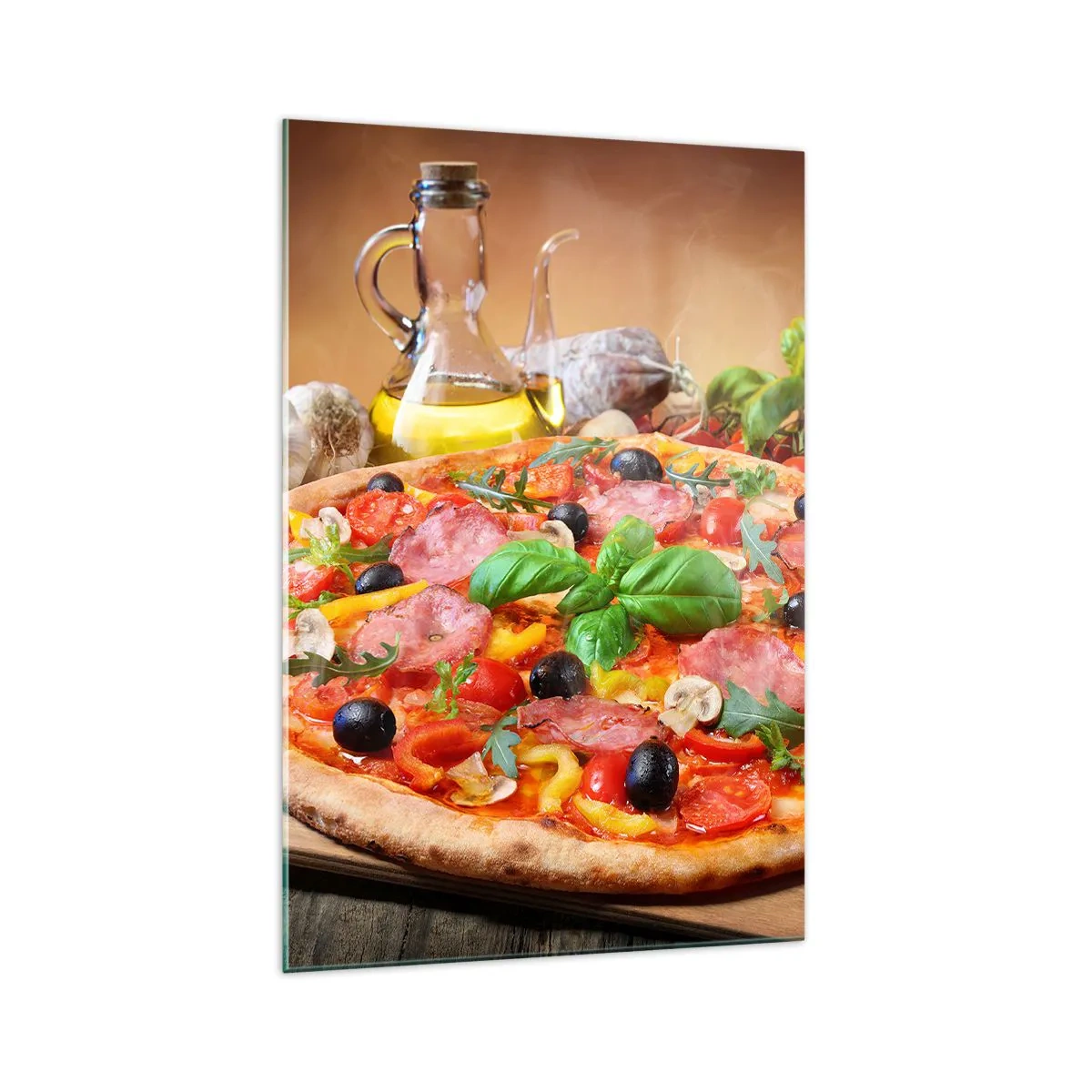 Glass picture - With a Real Italian Flavouring - 70x100 cm
