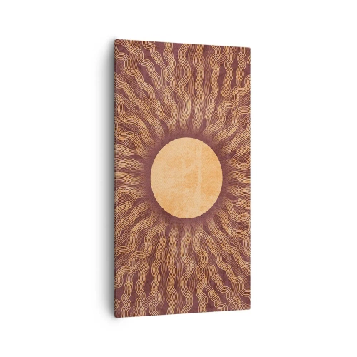 Canvas picture - Sun Icon - 55x100 cm