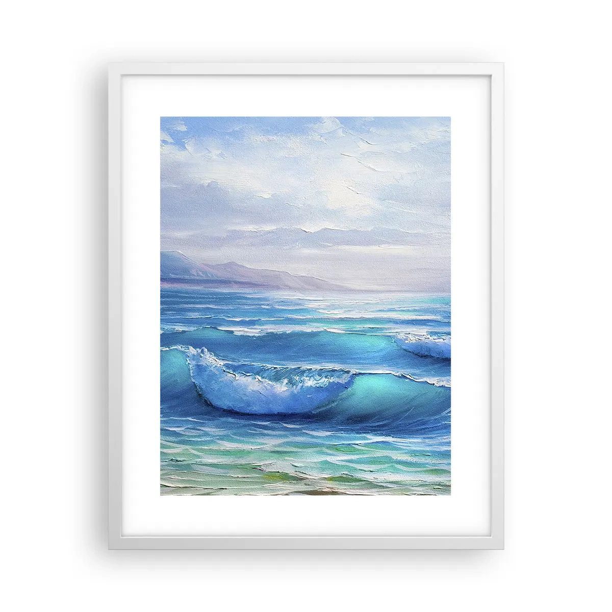 Poster in white frmae - It Brings Bliss - 40x50 cm