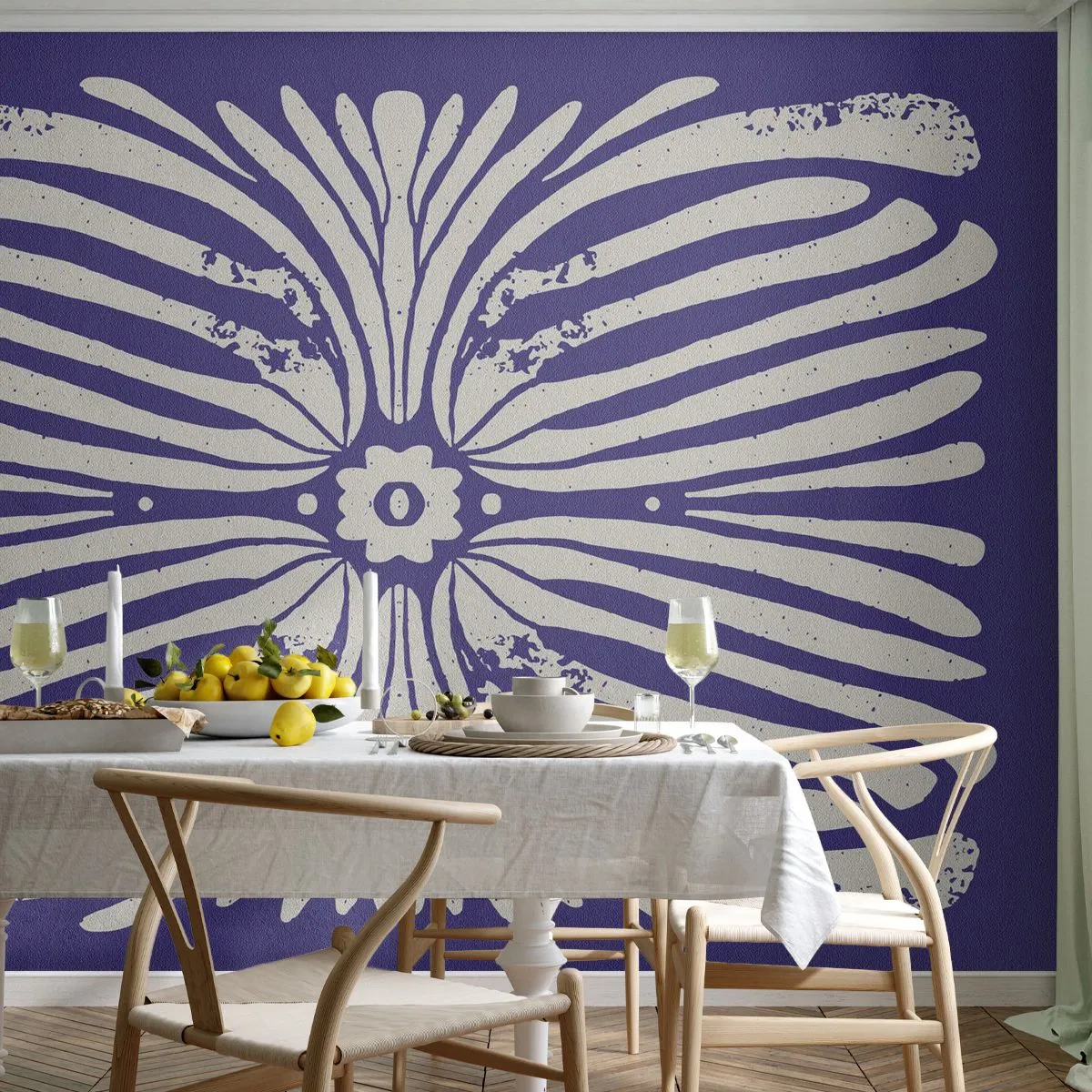 Photo Wallpaper Standard Eco - Ethnic Inspirations - Boho, Botanical, Piece - 350x256 cm