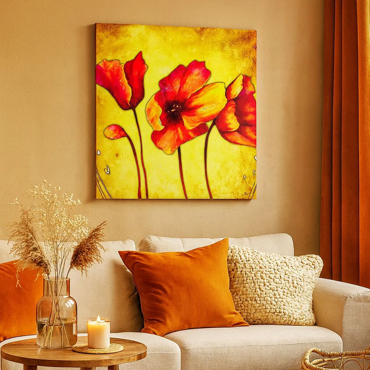 Canvas picture - In Art Nouveau Decoration - 30x30 cm