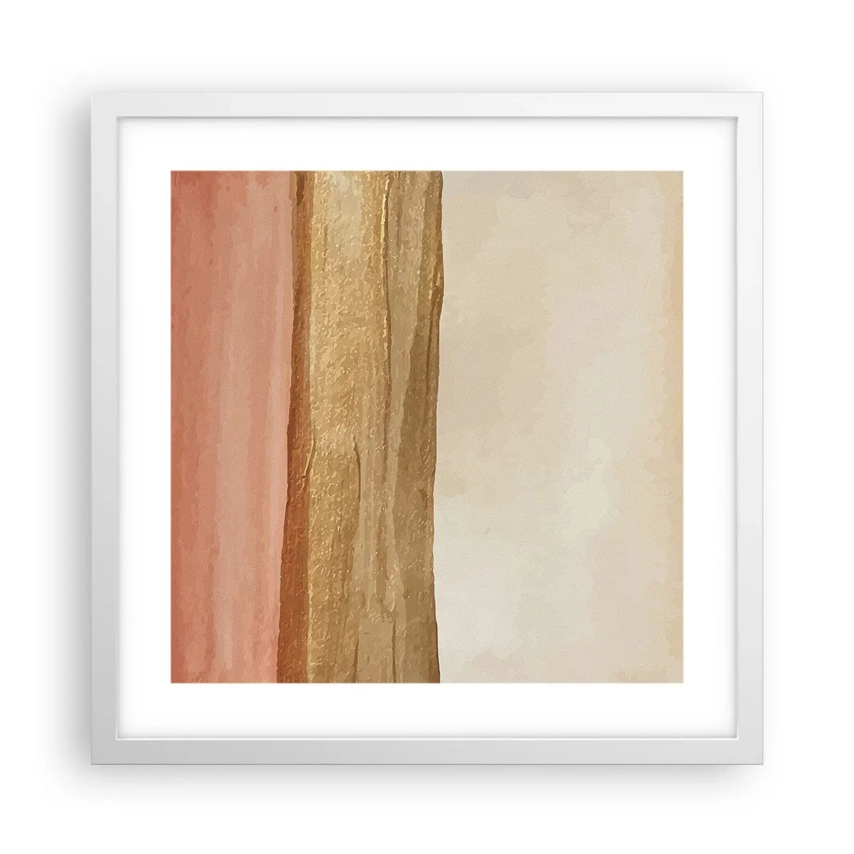 Poster in white frmae - Vertical Composition - 40x40 cm