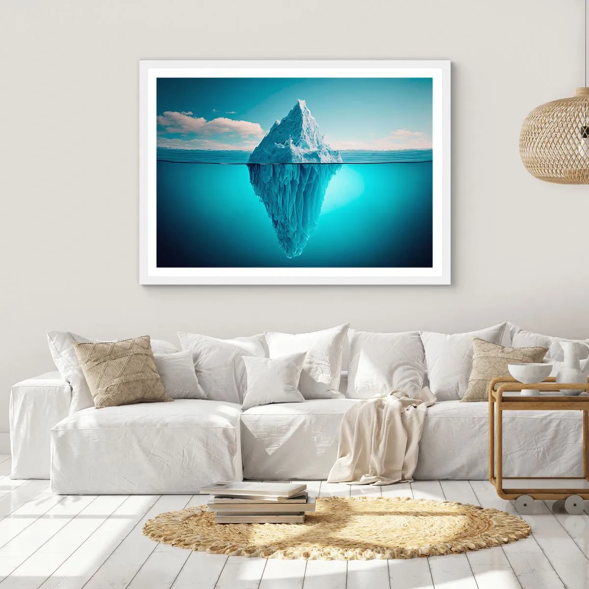 Poster in white frmae - Ice Queen - 40x30 cm
