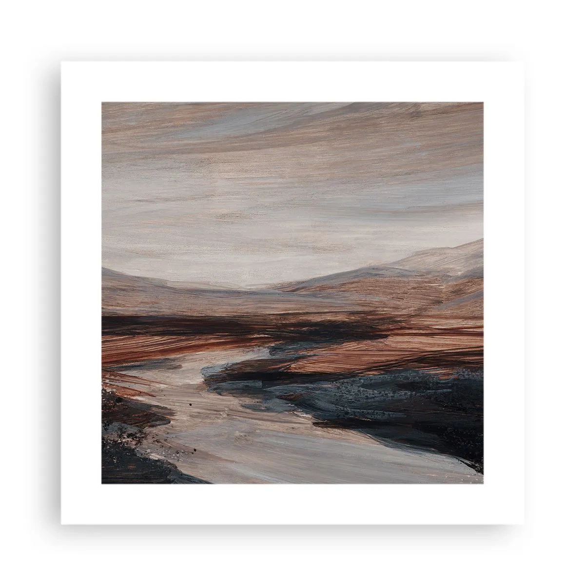 Poster - Quiet Valley - 40x40 cm