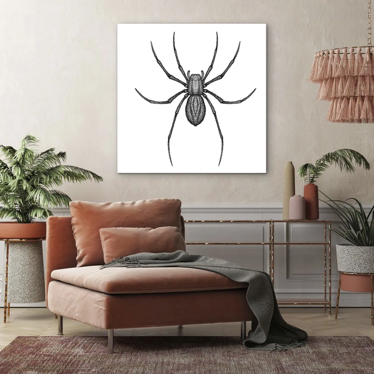 Canvas picture - Disturbing Precision - 50x50 cm