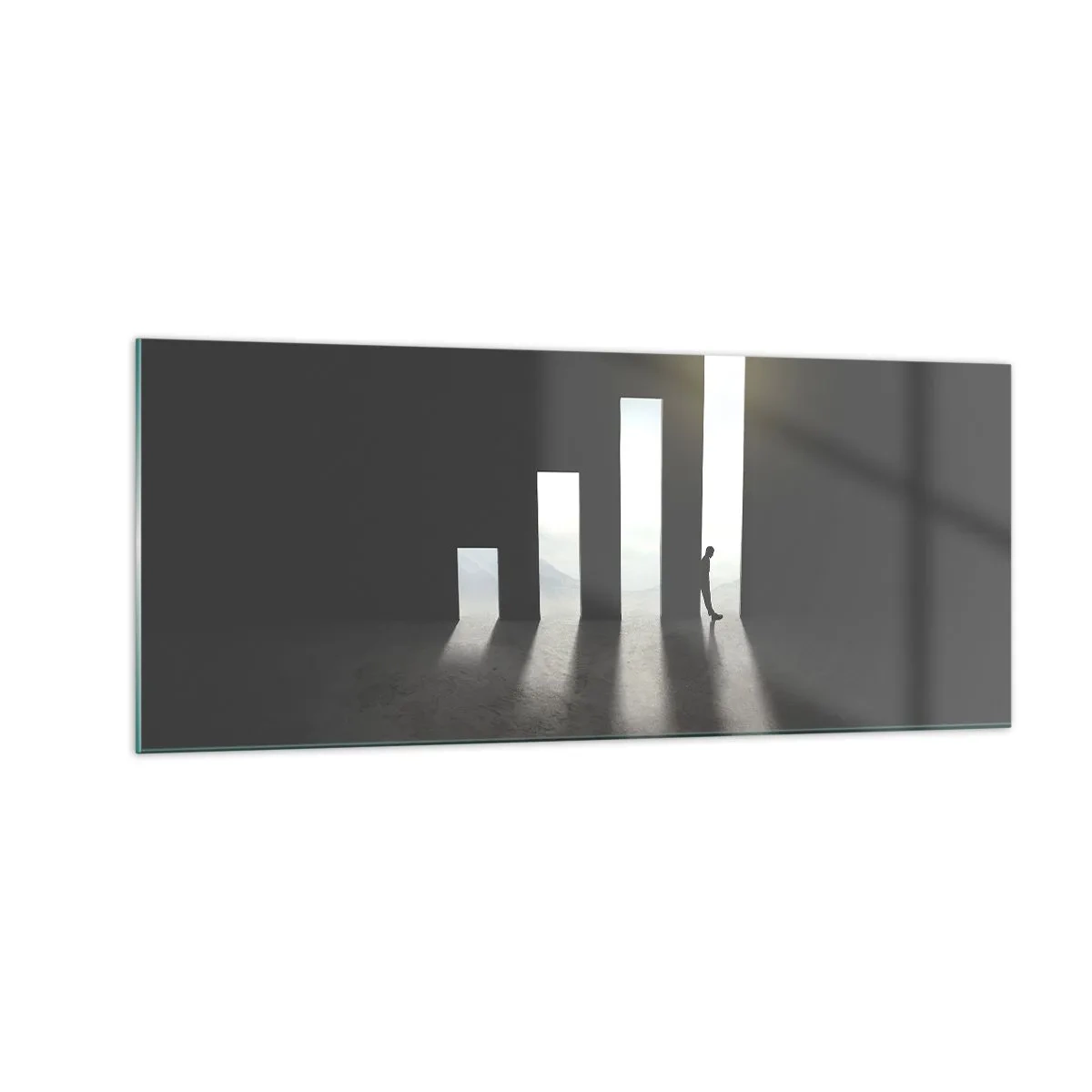 Glass picture - Success - Impression - 100x40 cm