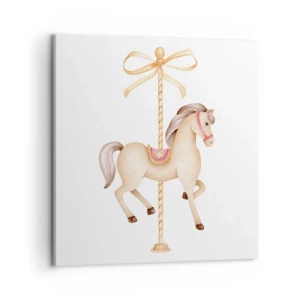 Canvas picture - Graceful Trot - 60x60 cm