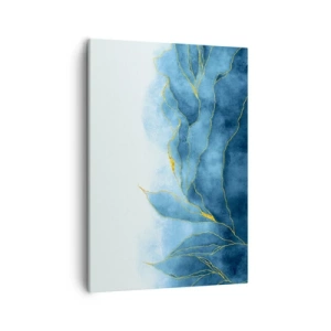 Canvas picture - Blue In Gold - 50x70 cm