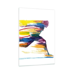 Glass picture - Run across Rainbow - 80x120 cm