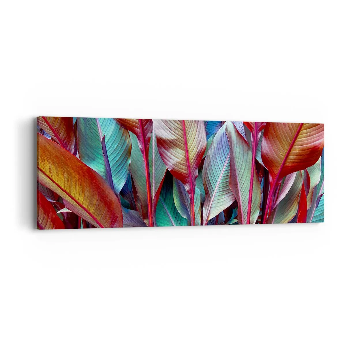Canvas picture - Colourful Thicket - 90x30 cm