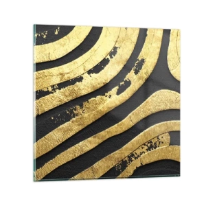 Glass picture - Everything Flows - 30x30 cm